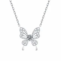 Dây Chuyền Nữ Lili Jewelry Hồ Điệp Ximena LILI_159819 Màu Bạc