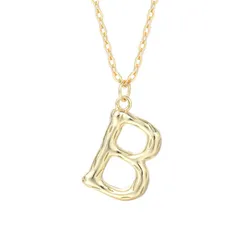 Dây Chuyền Nữ Lili Jewelry Mạ Vàng Chữ Cái LILI_521849 Màu Vàng (Chữ B)