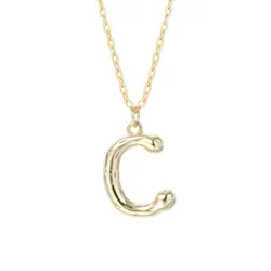 Dây Chuyền Nữ Lili Jewelry Mạ Vàng Chữ Cái LILI_521849 Màu Vàng (Chữ C)