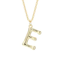 Dây Chuyền Nữ Lili Jewelry Mạ Vàng Chữ Cái LILI_521849 Màu Vàng (Chữ E)