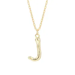 Dây Chuyền Nữ Lili Jewelry Mạ Vàng Chữ Cái LILI_521849 Màu Vàng (Chữ J)