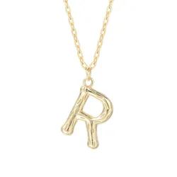 Dây Chuyền Nữ Lili Jewelry Mạ Vàng Chữ Cái LILI_521849 Màu Vàng (Chữ R)