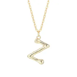 Dây Chuyền Nữ Lili Jewelry Mạ Vàng Chữ Cái LILI_521849 Màu Vàng (Chữ Z)