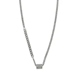 Dây Chuyền Nữ Lili Jewelry Mặt Trụ LILI_819152 Màu Bạc