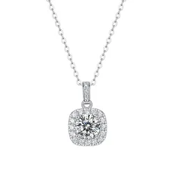 Dây Chuyền Nữ Lili Jewelry Moissanite Alaiya LILI_099248 Màu Bạc
