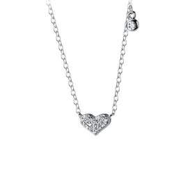 Dây Chuyền Nữ Lili Jewelry Trái Tim Reina LILI_073876 Màu Vàng Trắng
