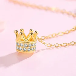 Dây Chuyền Nữ Lili Jewelry Vương Miện Anime LILI_895879 Màu Vàng