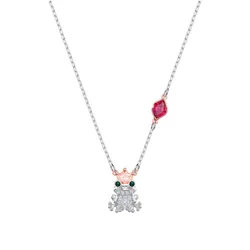 Dây Chuyền Nữ Swarovski 5456136 Women's Out Of This World Kiss Necklace Màu Bạc