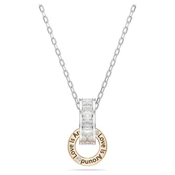 Dây Chuyền Nữ Swarovski Connexus Pendant Mixed Cuts, Love Is Around, White, Mixed Metal Finish 5691179 Màu Bạc