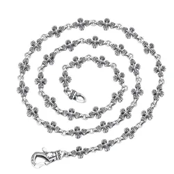 Dây Chuyền Unisex Lili Jewelry Dạng Chuỗi Hình Chữ Thập Kamryn LILI_080835 Màu Bạc Size 45cm