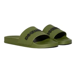 Dép Nam Dsquared2 Logo Slides In Green M1845 Màu Xanh Lục Size 39