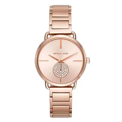 Đồng Hồ Nữ Michael Kors MK Portia Stainless Steel MK3640 Màu Vàng Hồng 