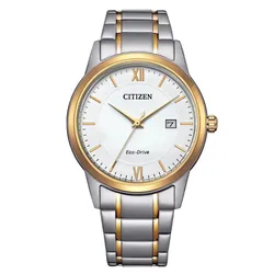 Đồng Hồ Nam Citizen Eco Drive White Dial Watch AW1786-88A Màu Trắng - Vàng