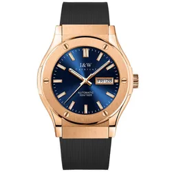 Đồng Hồ Nam I&W Carnival 42mm IW55851GT-DS (IW55851G11) Automatic Màu Xanh/ Vàng Hồng