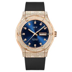 Đồng Hồ Nam I&W Carnival Automatic Watch IW55851G83 Màu Xanh - Vàng