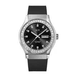 Đồng Hồ Nam I&W Carnival Silicon Strap Automatic IW55851GD-DS (IW55851G62) Màu Bạc Phối Đen