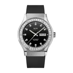 Đồng Hồ Nam I&W Carnival Silicon Strap Automatic IW55851GD-DS (IW55851G64) Màu Bạc Phối Đen