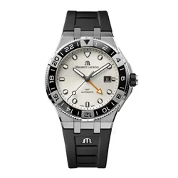 Đồng Hồ Nam Maurice Lacroix Aikon Venturer GMT AI6158-SS001-130-2 (AI6158SS0011302) Màu Đen Bạc