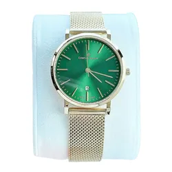 Đồng Hồ Nữ Christian Van Sant Quartz CV4226 Màu Xanh Phối Vàng