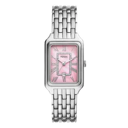 Đồng Hồ Nữ Fossil Raquel Stainless Steel Watch ES5401 Màu Bạc/Hồng