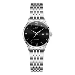 Đồng Hồ Nữ I&W Carnival Automatic Watch IW510L-DT (IW510L13) Màu Bạc/Đen