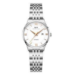 Đồng Hồ Nữ I&W Carnival Automatic Watch IW510L-DT (IW510L8) Màu Bạc/Trắng