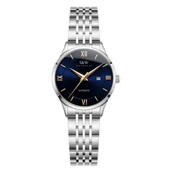Đồng Hồ Nữ I&W Carnival Automatic Watch IW510L-DT (IW510L9) Màu Bạc/Xanh