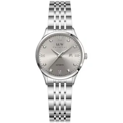 Đồng Hồ Nữ I&W Carnival IW512L-DT – Automatic (IW512L7) Màu Xám Bạc