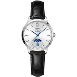 Đồng Hồ Nữ I&W Carnival IW527L-DD – Automatic (IW527L4) Màu Đen Bạc