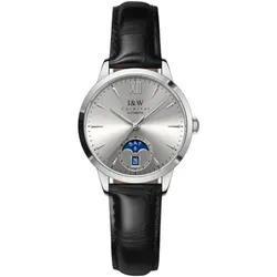 Đồng Hồ Nữ I&W Carnival IW527L-DD – Automatic (IW527L7) Màu Đen Xám