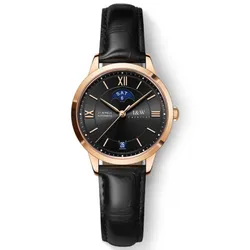 Đồng Hồ Nữ I&W Carnival  IW528L-DD – Automatic (IW528L3) Màu Đen-Vàng Hồng
