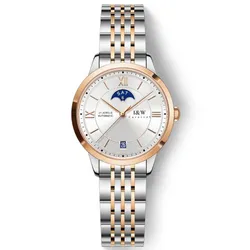 Đồng Hồ Nữ I&W Carnival IW528L-DT – Automatic (IW528L7) Màu Bạc-Vàng Hồng