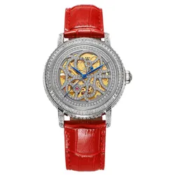 Đồng Hồ Nữ I&W Carnival IW565L-DD – Automatic (IW565L1) Màu Đỏ Bạc