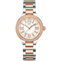 Đồng Hồ Nữ I&W Carnival IW603L-DT – Quartz (IW603L2) Màu Bạc-Vàng Hồng
