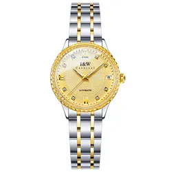 Đồng Hồ Nữ I&W Carnival IW615L-DT – Automatic (IW615L2) Màu Vàng Bạc