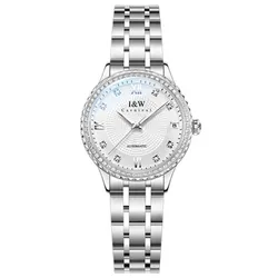Đồng Hồ Nữ I&W Carnival IW615L-DT – Automatic (IW615L4) Màu Bạc
