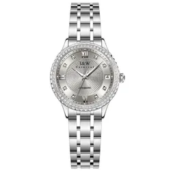 Đồng Hồ Nữ I&W Carnival IW615L-DT – Automatic (IW615L5) Màu Xám Bạc