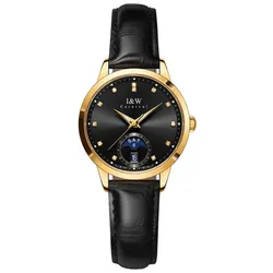 Đồng Hồ Nữ I&W Carnival IW625L-DD – Automatic (IW625L3) Màu Đen Vàng