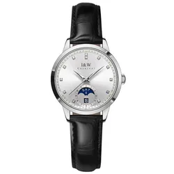 Đồng Hồ Nữ I&W Carnival IW625L-DD – Automatic (IW625L4) Màu Đen Bạc
