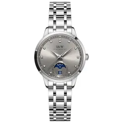 Đồng Hồ Nữ I&W Carnival IW625L-DT – Automatic (IW625L11) Màu Xám Bạc