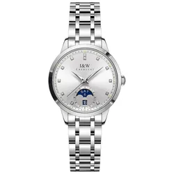 Đồng Hồ Nữ I&W Carnival IW625L-DT – Automatic (IW625L8) Màu Bạc