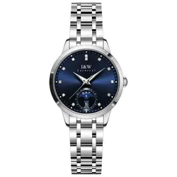 Đồng Hồ Nữ I&W Carnival IW625L-DT – Automatic (IW625L9) Màu Xanh Bạc