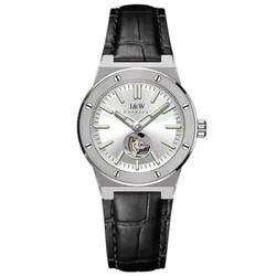 Đồng Hồ Nữ I&W Carnival IW652L-DD (IW652L1) Automatic Màu Đen Bạc