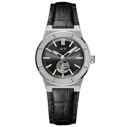 Đồng Hồ Nữ I&W Carnival IW652L-DD (IW652L2) Automatic Màu Đen Bạc