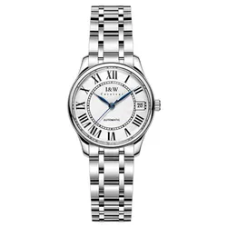 Đồng Hồ Nữ I&W Carnival IW665L-DT (IW665L1) Automatic Màu Bạc