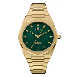 Đồng Hồ Nữ Vivienne Westwood Limehouse Watch 34mm Màu Vàng Gold/Xanh