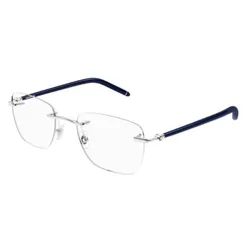 Gọng kính Unisex Montblanc MB0274O-003 53 Màu Trắng - Xanh