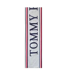 Khăn Quàng Cổ Tommy Hilfiger Logo Scarf Màu Xám