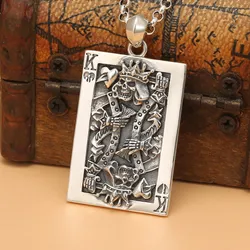 Mặt Dây Chuyền Bạc Thái Nam Lili Jewelry Thẻ Kooper Đầu Lâu Cá Tính LILI_077007 Màu Bạc