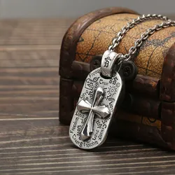 Mặt Dây Chuyền Bạc Thái Nam Lili Jewelry Thẻ Thánh Giá Lennon LILI_078264 Màu Bạc (Loại 2)